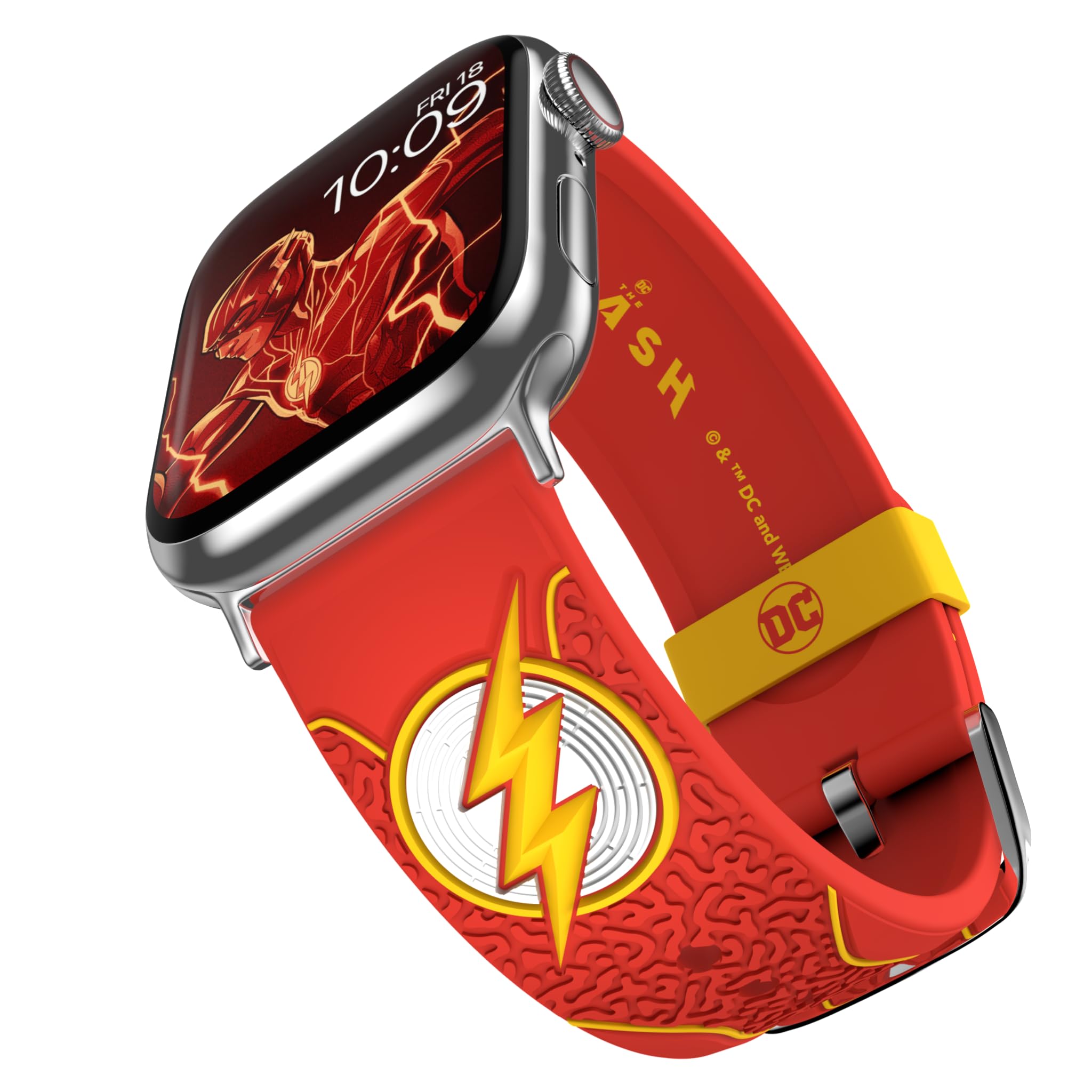 DC Comics Smartwatch Band - The Flash 3D - Officially Licensed, Compatible with Every Size & Series of Apple Watch (watch not included)