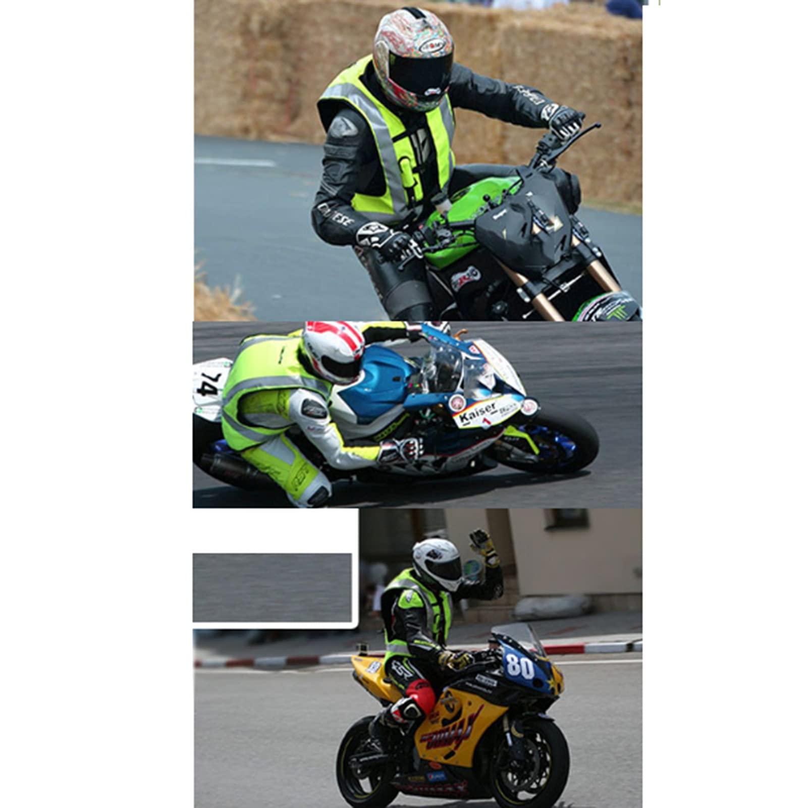 Vest De Motocycliste Réfléchissant Airbag De Déclencheur Mécanique Réutilisable Pour Les Hommes Et Les Femmes, Gilet Équestre, Moto