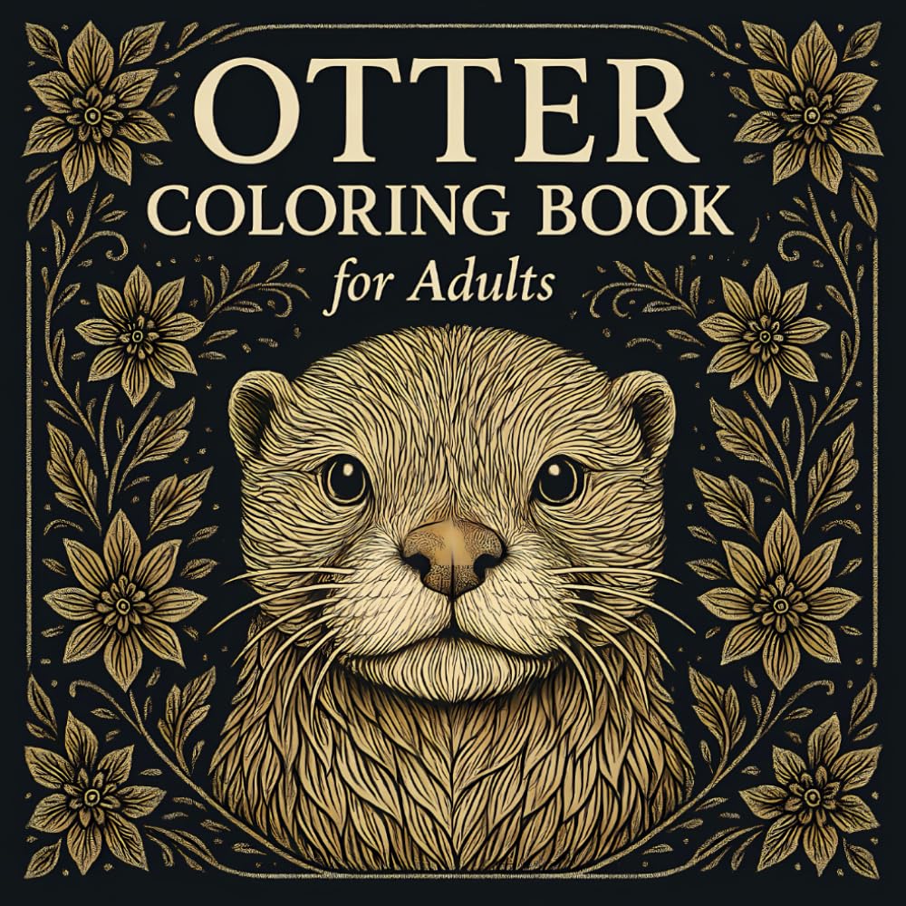 Otter Coloring Book for Adults: A Beautiful Collection of Intricate Otter Illustrations with Mandalas, Floral Patterns, and Nature Themes — Perfect for Relaxation, Mindfulness, and Creative Enjoyment