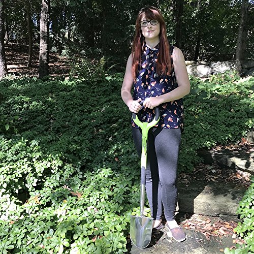 Radius Garden 208 Pro Ergonomic Stainless Steel Floral Shovel, Original Green, 7.5 X 2.5 X 39.63 Inches #TOP2