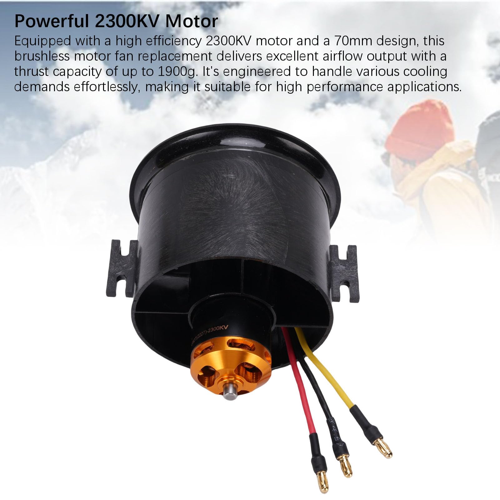 Jeanoko Bezszczotkowy Wentylator Silnikowy 2300 KV o Wysokiej Wydajności do