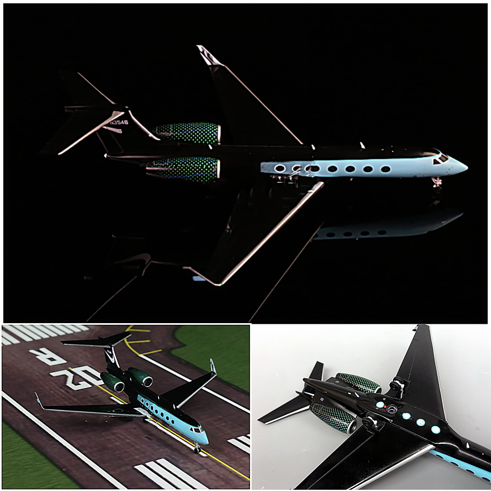 Amazon.co.jp: BOLYUM プライベートガルフストリームG550 N3546 1:200