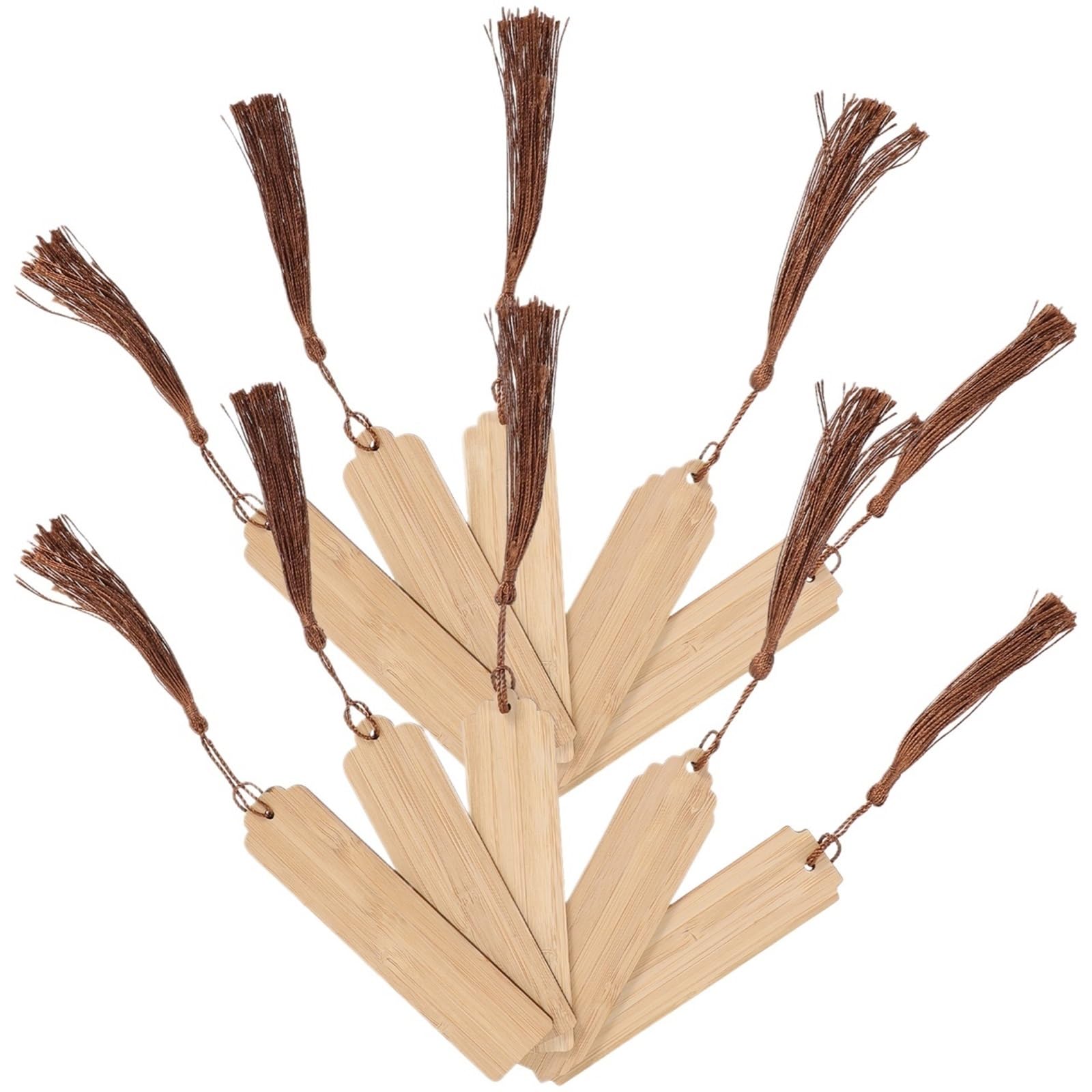 30Pcs DIY Lesezeichen Student Blank Marker Unfinished Holz für DIY Lesezeiche