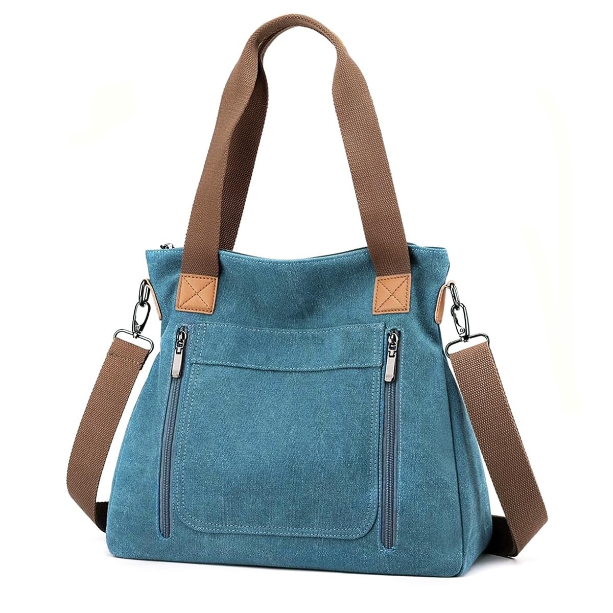 Hand Bag for Women Canvas Tote Bag Large Capacity Shoulder Bags for Women with Detachable Shoulder Strap Handbags for Women