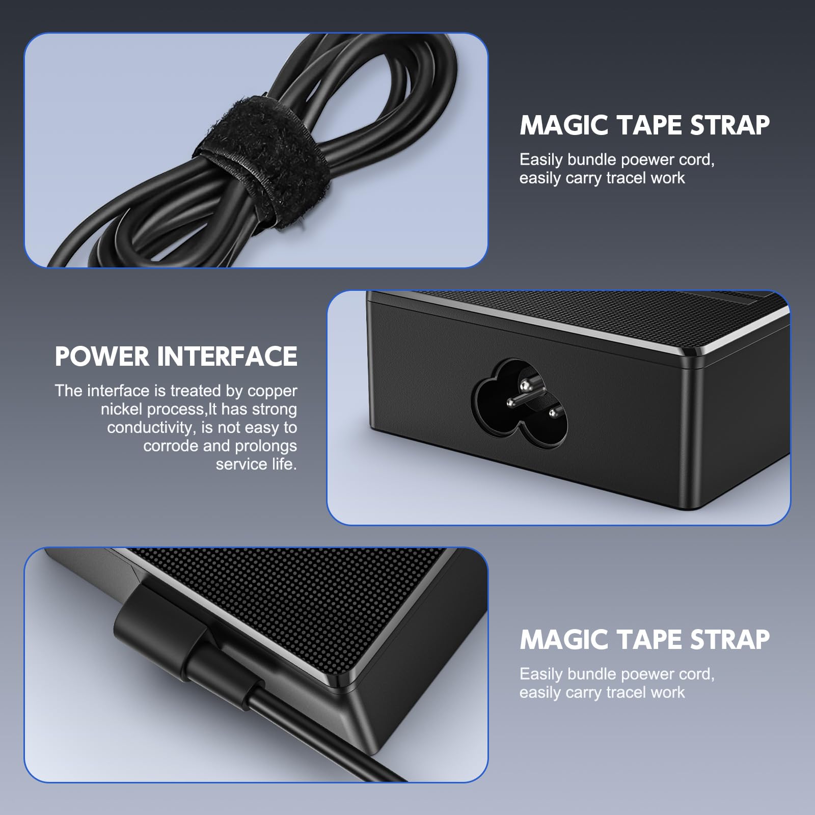 shefor Zasilacz USB C, 100 W, szybka ładowarka do Lenovo, HP, Dell, MacBook Pro, ASUS, Acer, Samsung, Huawei, Xiaomi Air, typ C, ładowarka do laptopa 20 V, 5 A