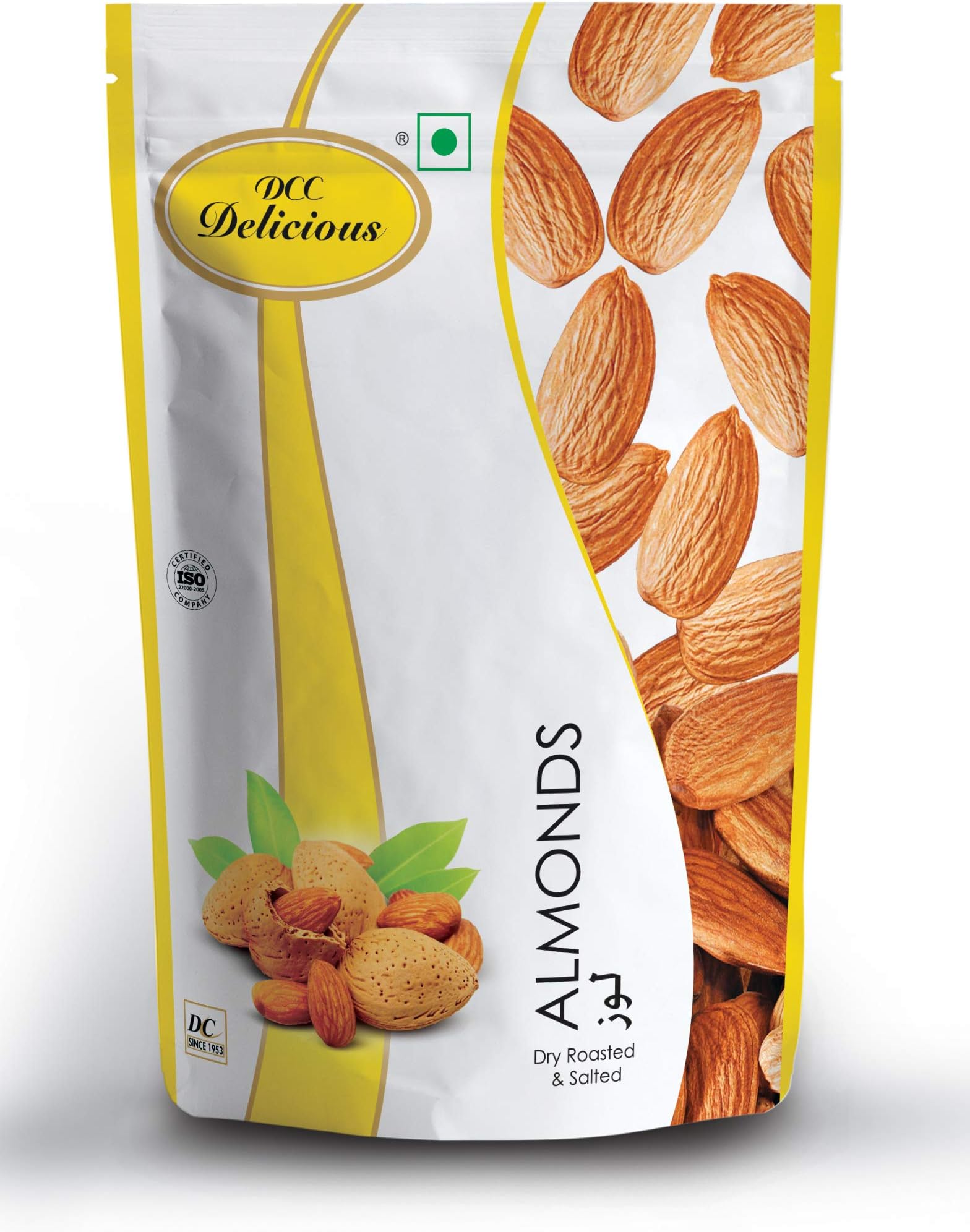 DCC DELICIOUS Almonds - Roasted & Salted, 200 Grams