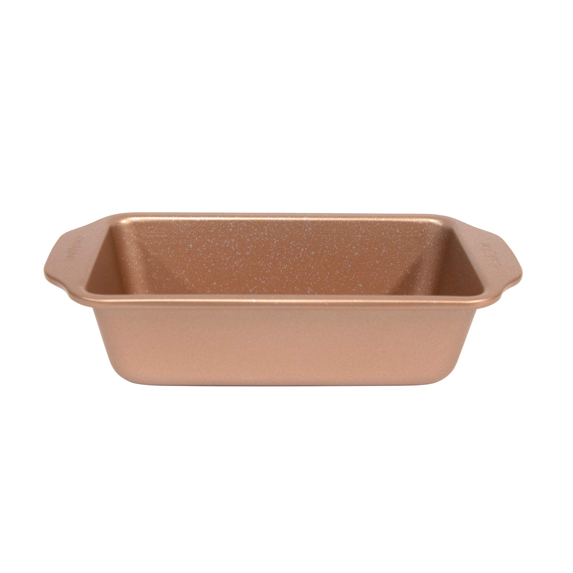 casaWare Kastenform, 22,9 x 12,7 cm, Keramikbeschichtung, antihaftbeschichtet, Roségold, Granit