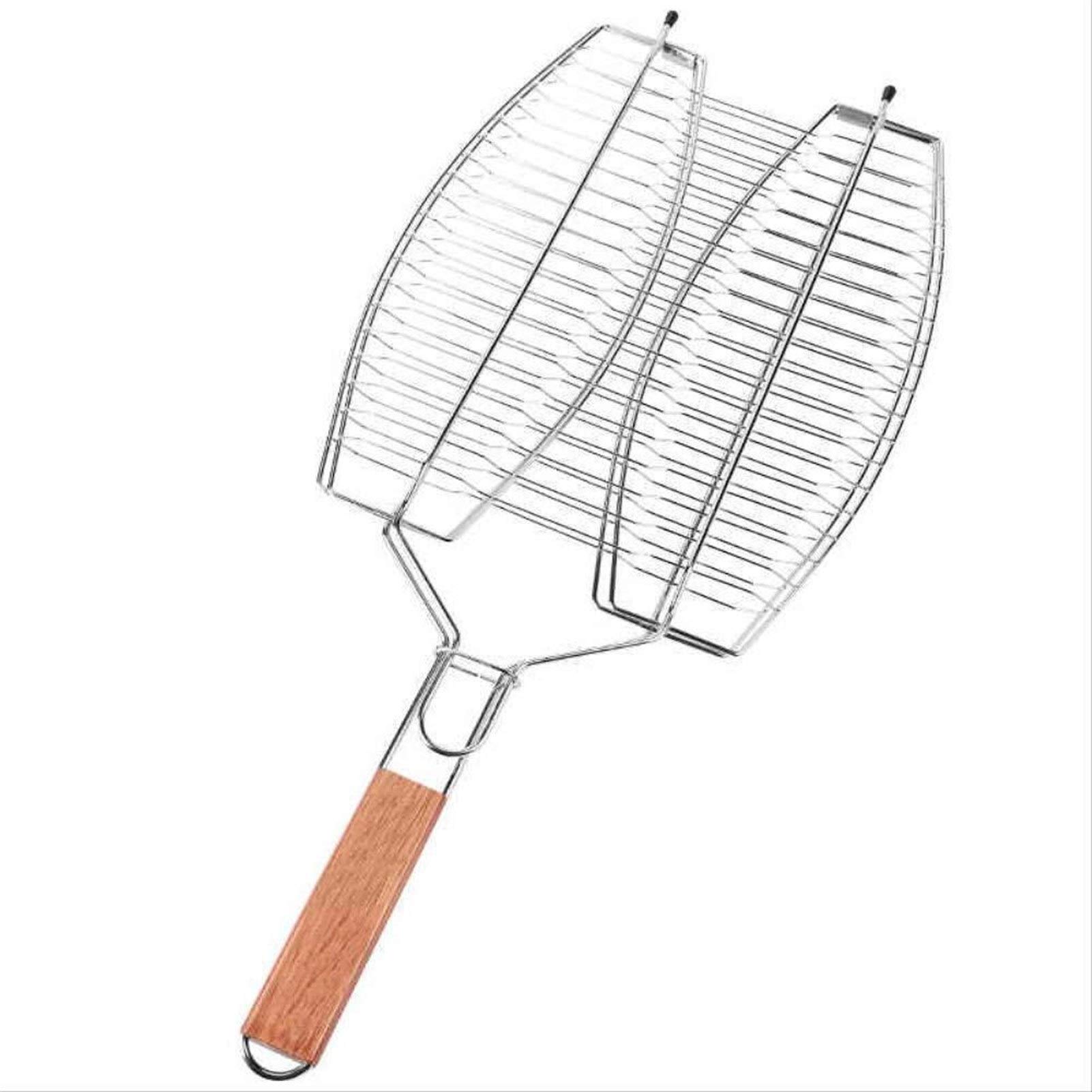 Klips z siatką do grilla, klips do grillowanej ryby ze stali nierdzewnej narzędzie do grillowania akcesoria do grilla
