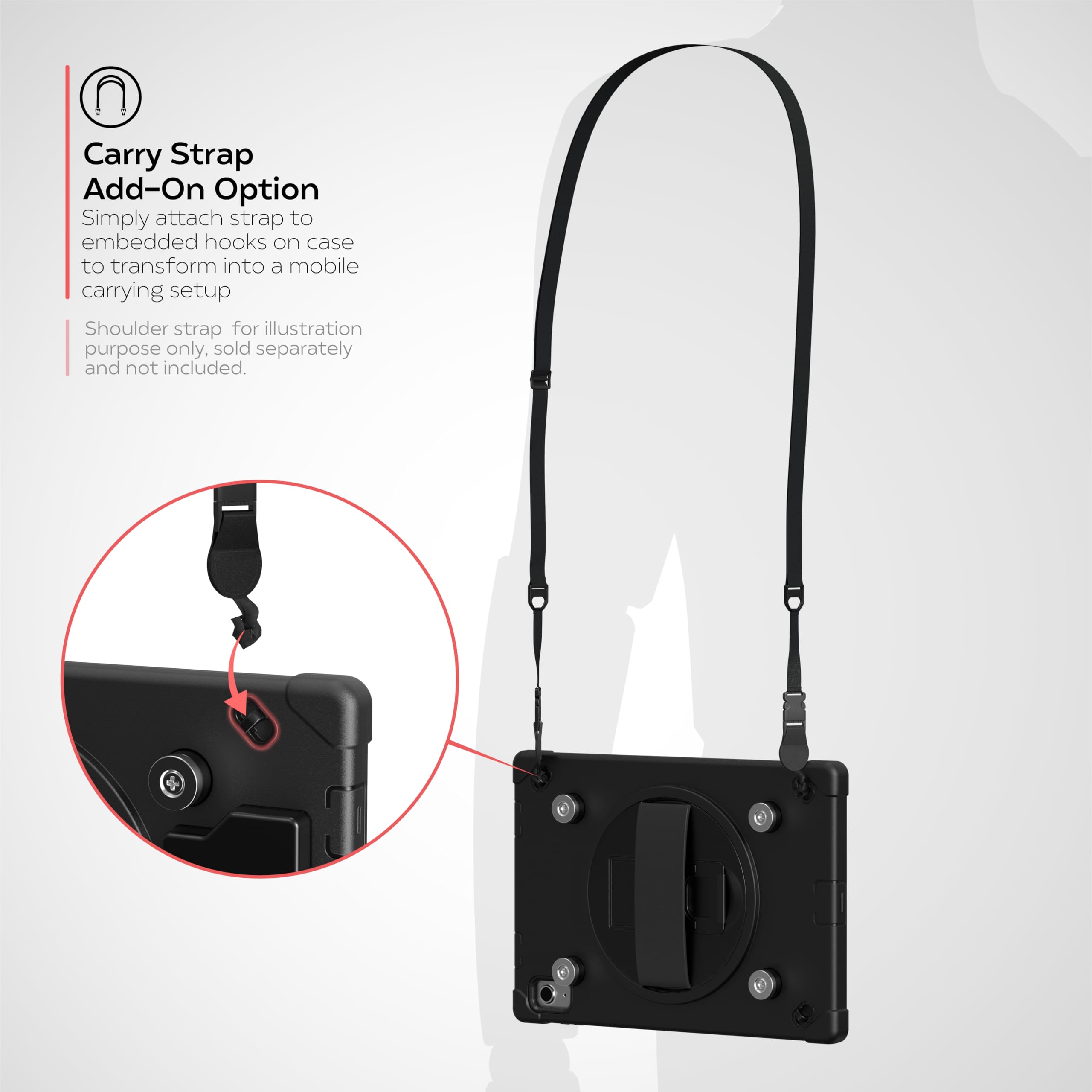 CTA Magnetic Splash-Proof Case With Security Locking Function For IPad