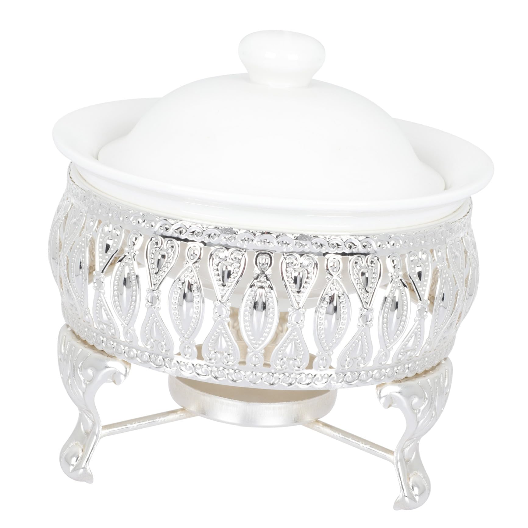 Estante de té y calentador PRETYZOOM de diseño europeo exclusivo para teteras de porcelana