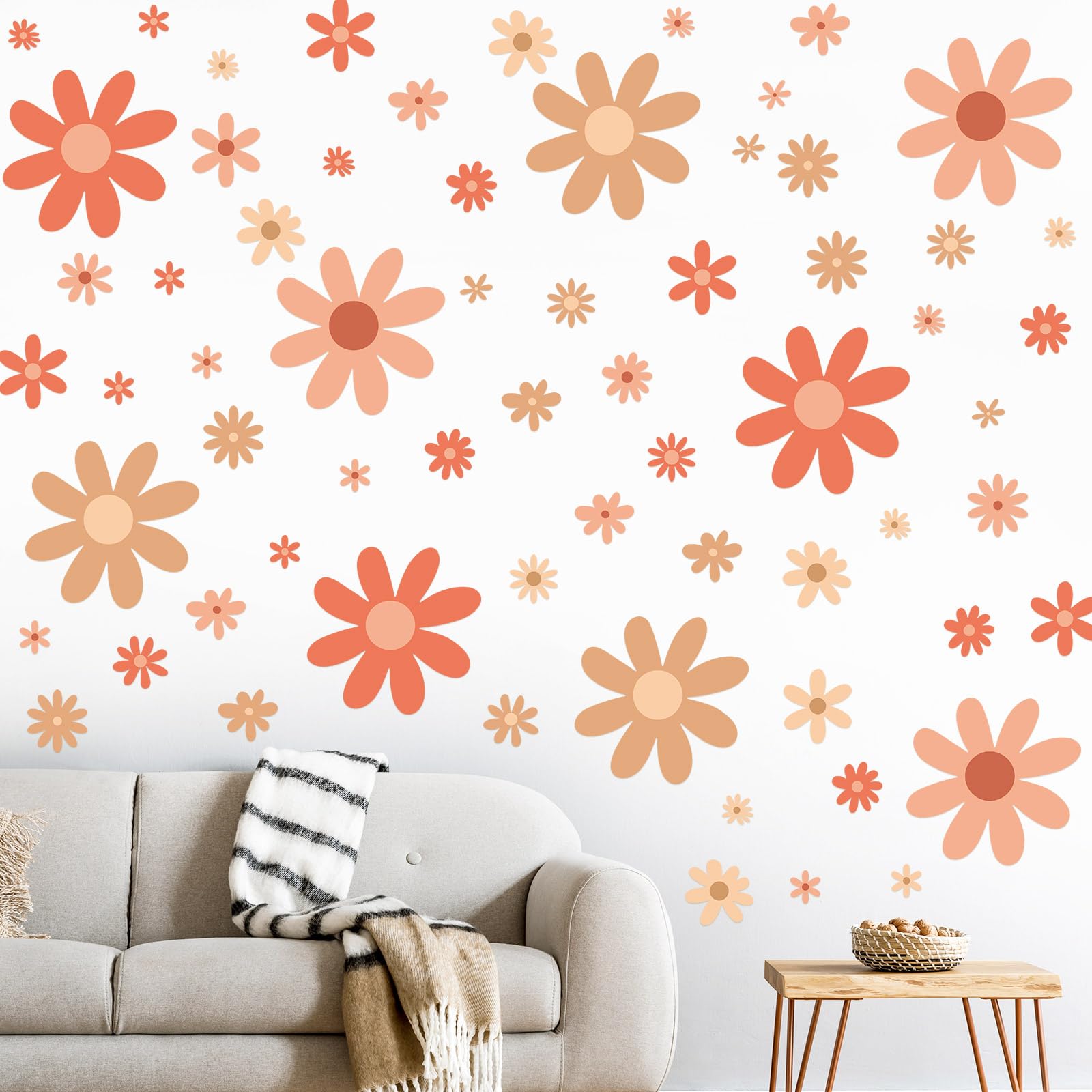 Snapklik.com : TaoBary 165 Pieces 15 Sheet Large Daisy Wall Decals ...