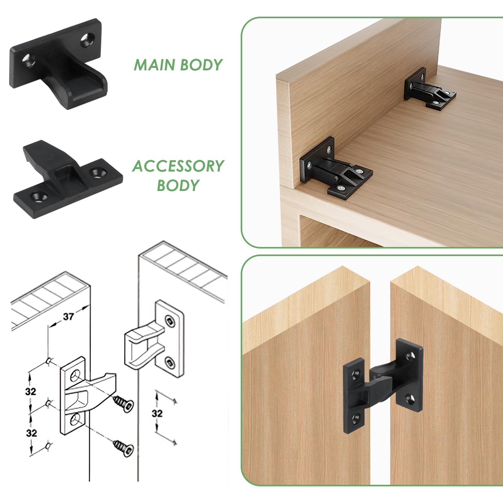 CLIPSTAR - 50 Clip In Metallo Inclusi Tasselli E Viti - Foto 2