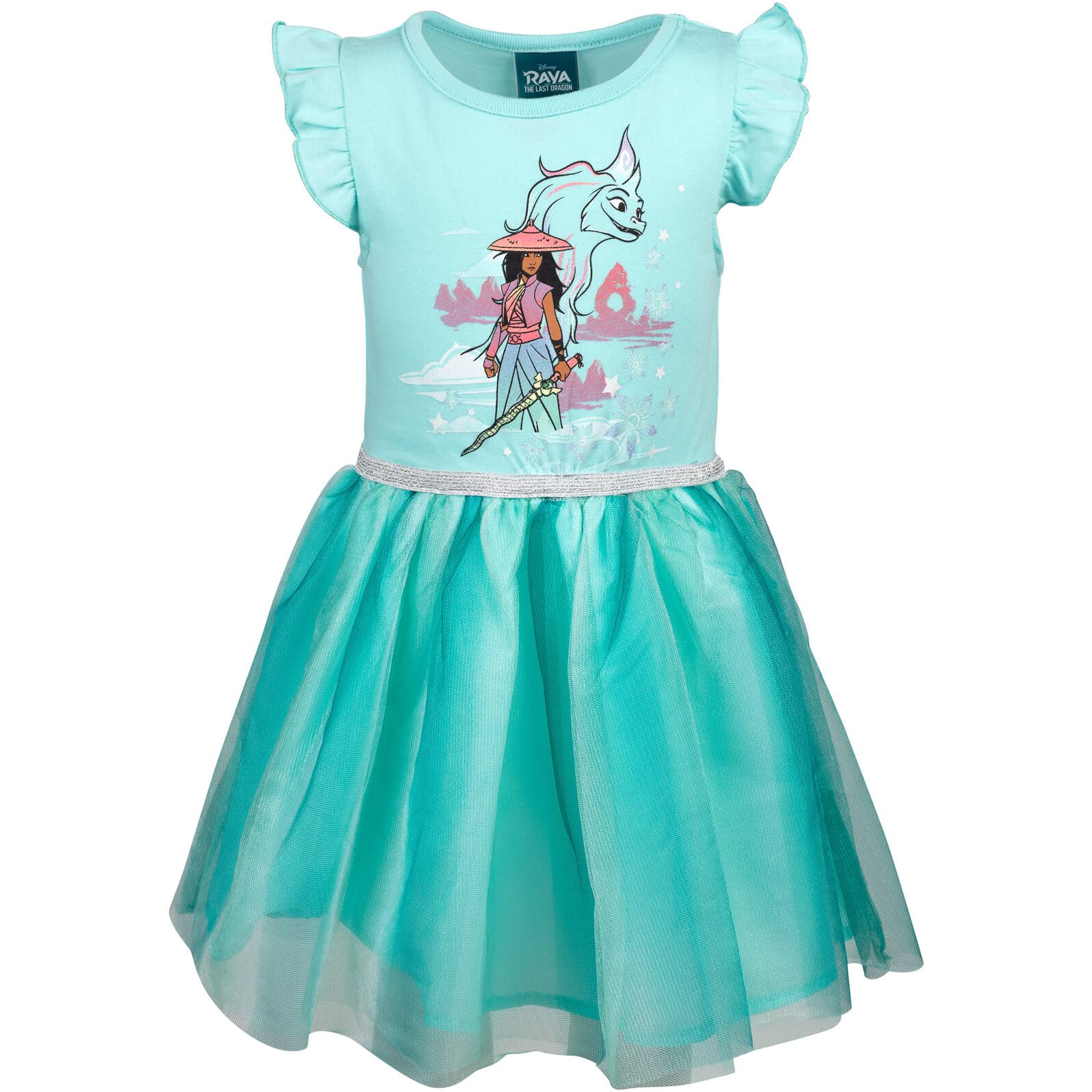 Disney Encanto Mirabel Girls Cosplay Tulle Sleeveless Dress Toddler to Big Kid