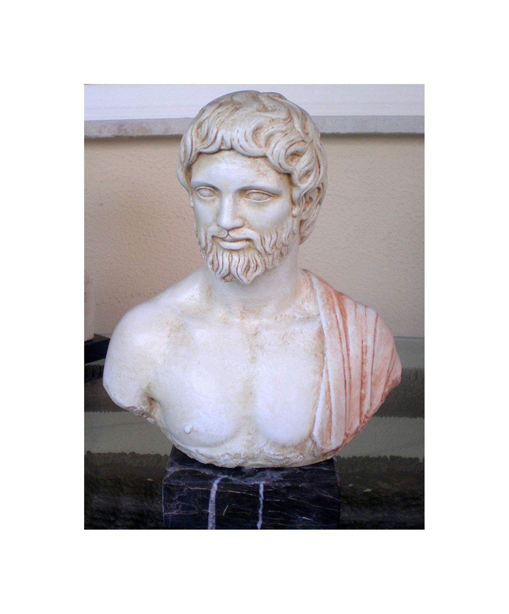 Estia Creations White Asclepius God Of Medicine Healing - Greek Mythology- Health God Bust-Asclipios