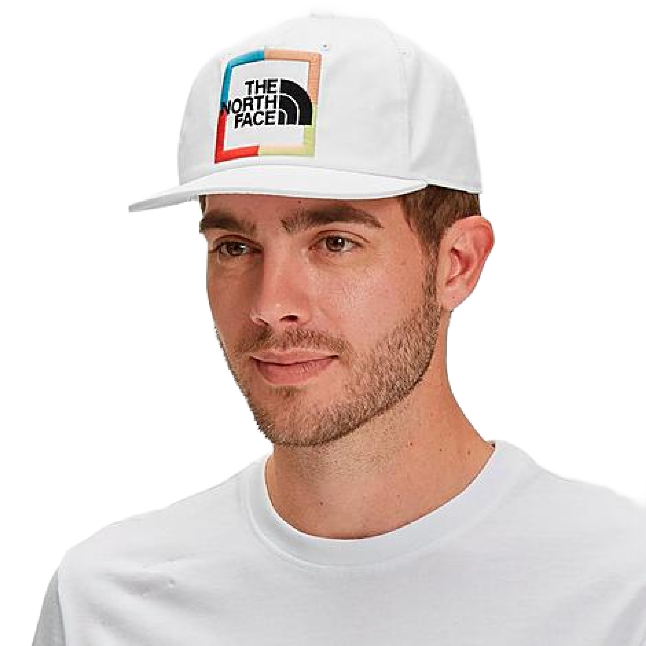 The North Faceplaskett Mens Snapback Hat Ballcap Tnf White Graphic