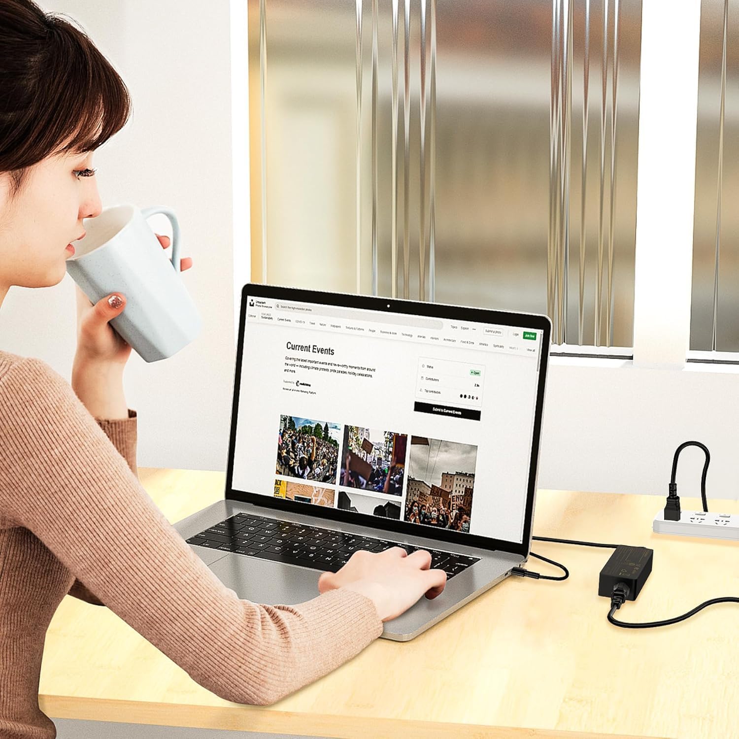 Ymawetia 65W 45W USB C Universal Laptop Charger Fast Charging Replacement for Lenovo Thinkpad/Yoga, Compatible with Dell Chromebook, Asus, Samsung, Acer, Google Series Type C AC Adapter Power Cord - Image 8