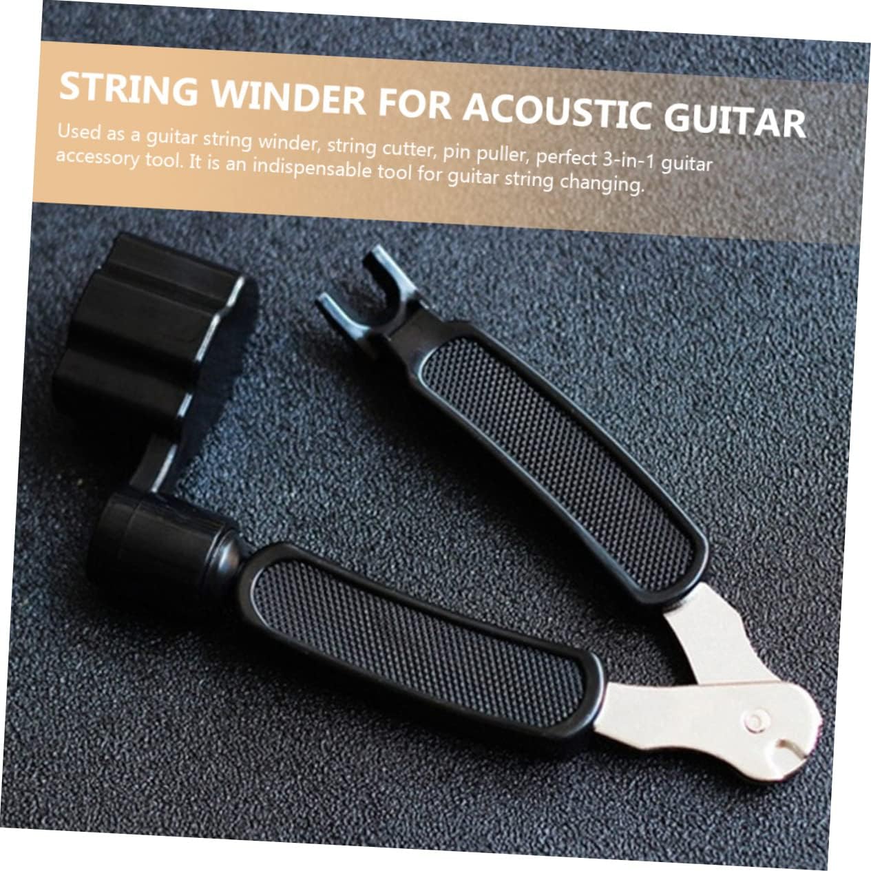 Xmas Guitar String Winder Cutter and Pin Puller Repair Tool 3pcs