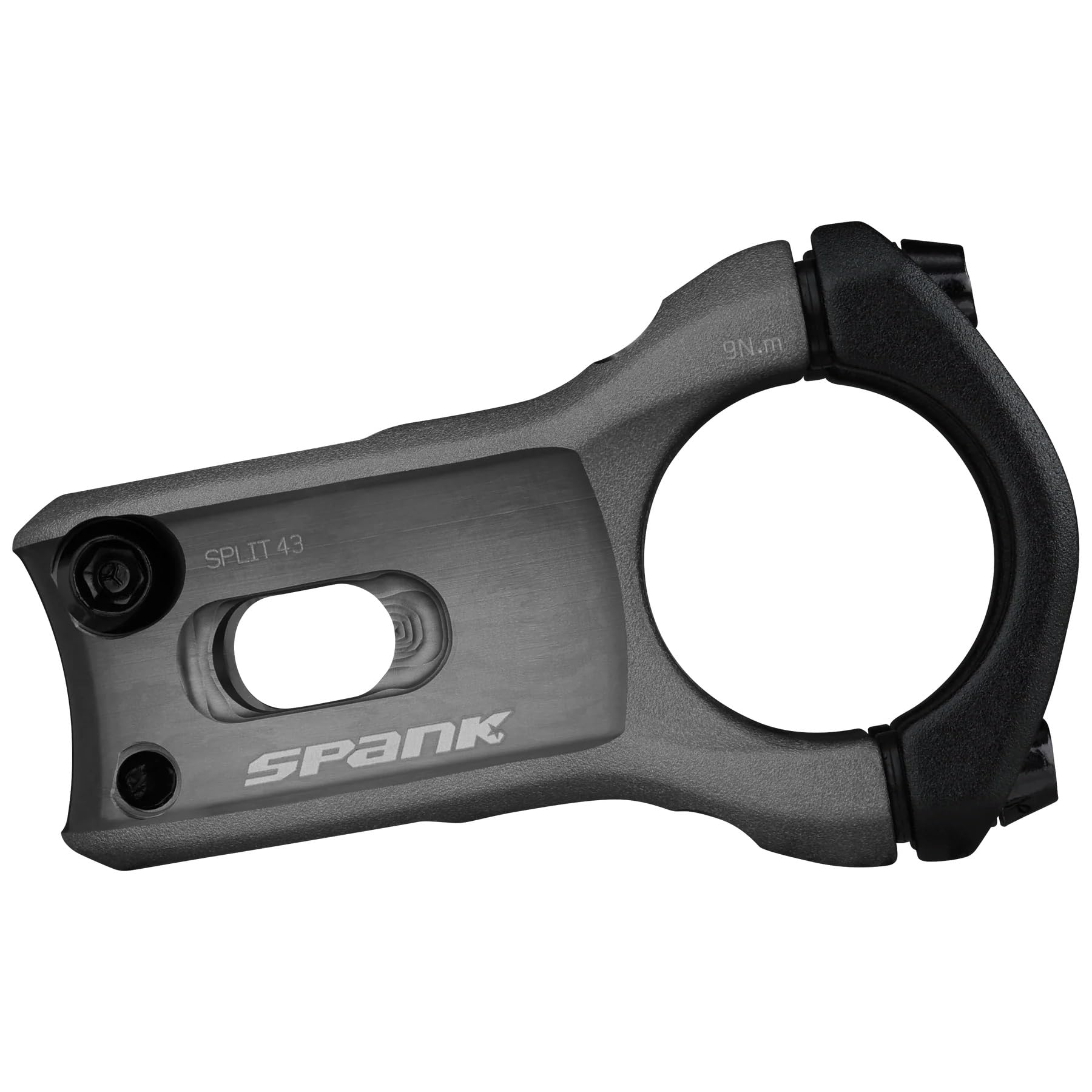 Spank Mostek rowerowy Split, 31,8 mm 43 mm Gun Metal Unisex dla dorosłych
