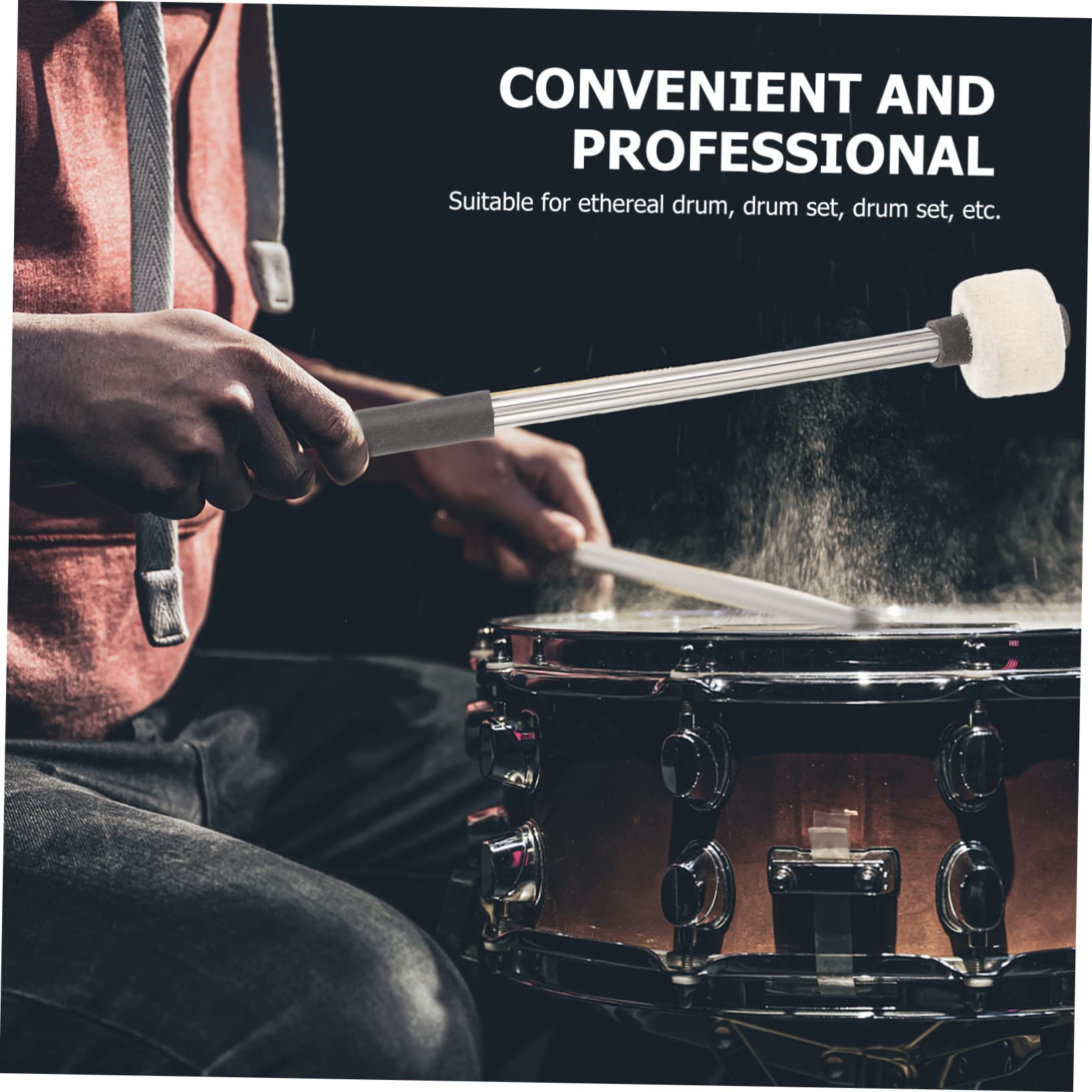 TOYANDONA 6stücke Drum Mallets Mit Filzkopf Stabile Schlagzeugstöcke Für Percussion Instrumente Für Anfänger Und Langlebig Und Rutschfest