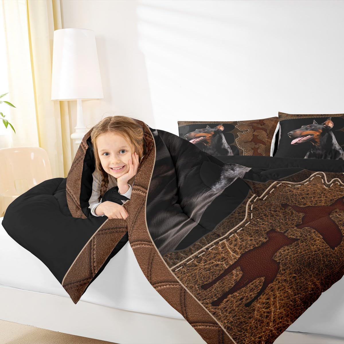 Homewish Set di lenzuola matrimoniali per bambini con auto dei cartoni animati, per ragazzi e ragazze, set di lenzuola per la camera da letto dei bambini, decorazione per la camera da letto