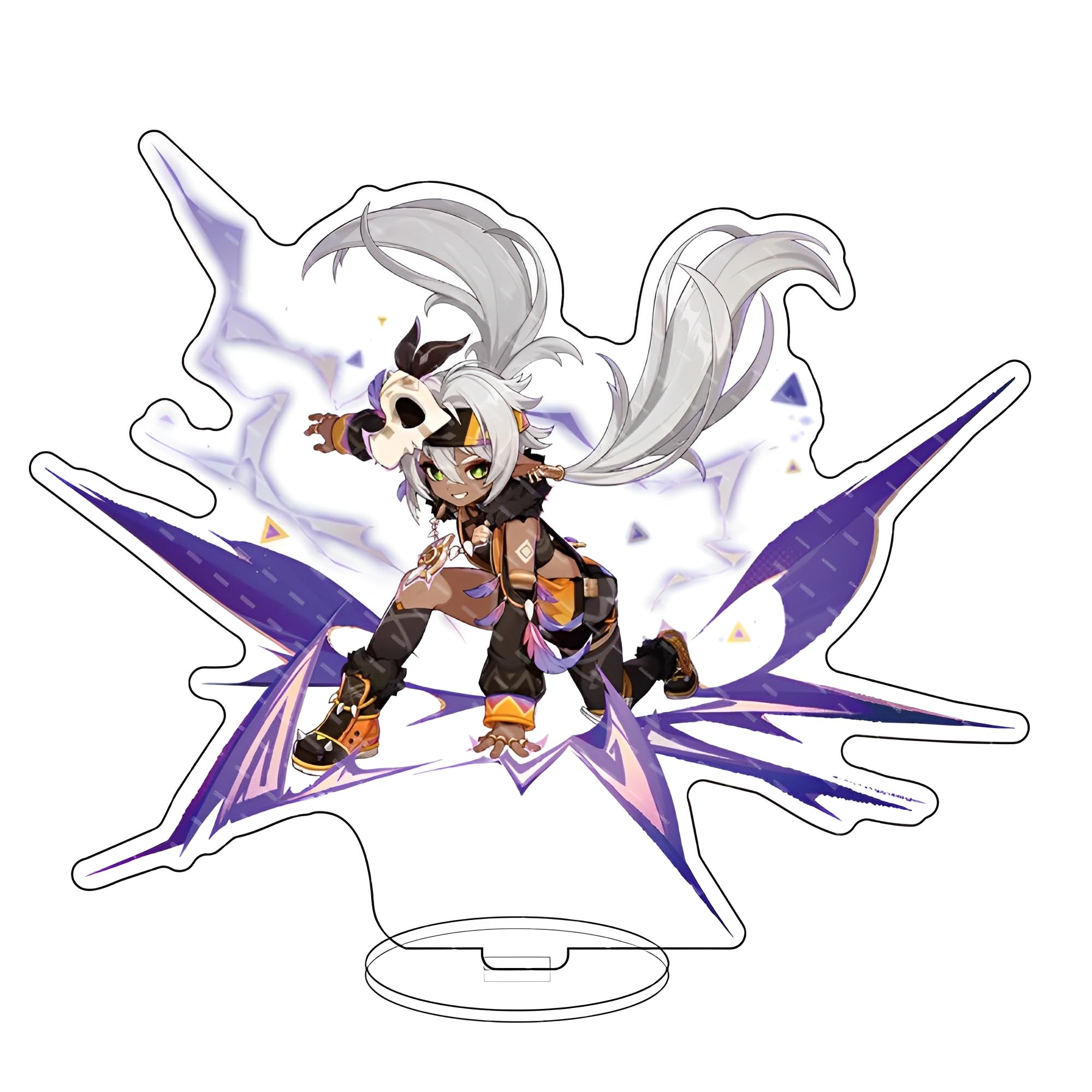 Genshin Impact Natlan Acrylic Stand Figure Standee Acrylic Display Character Decorations for Anime Fans (Lansan)