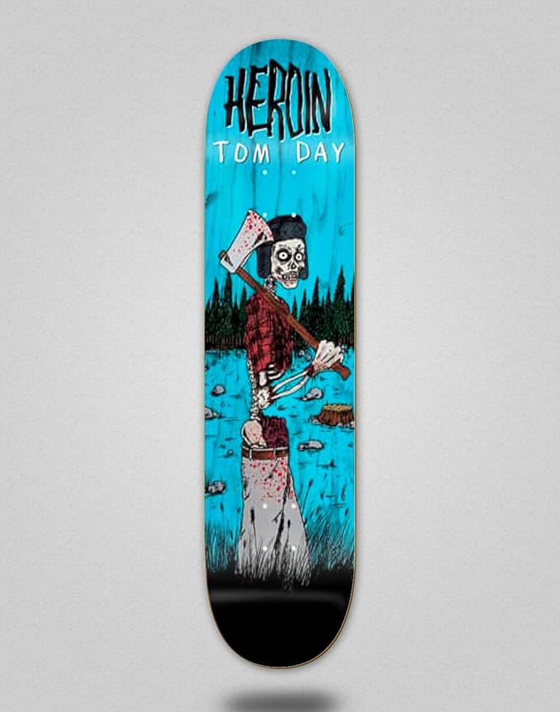 HEROIN TOM DAY スケートボード 8.75インチ Amazon | Heroin スケートボード コンプリート Tom Day Die