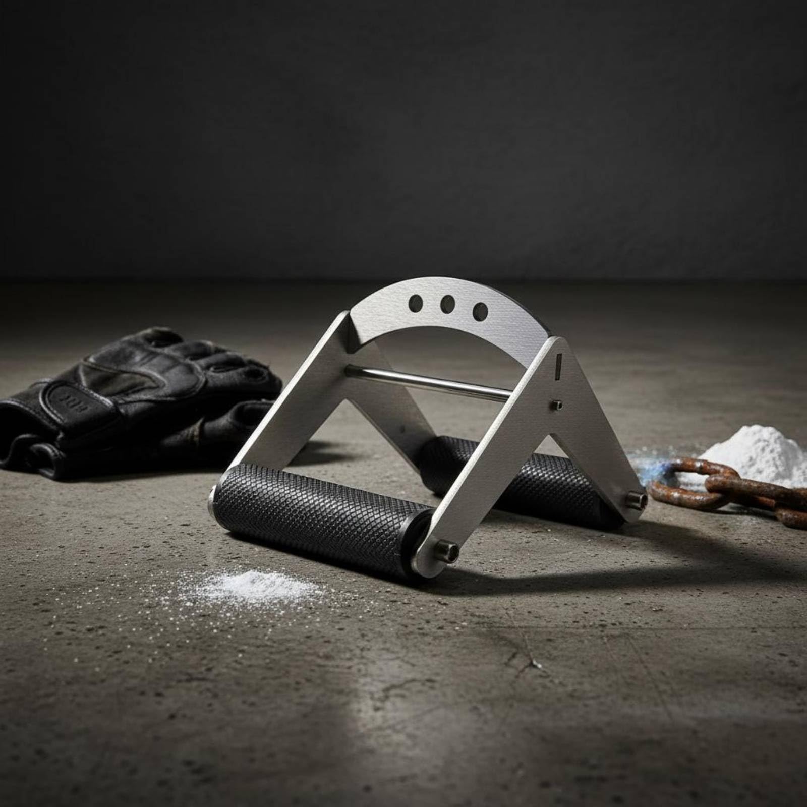 Dispositivo Allenamento Polso Strumento Rinforzo Presa Rotazioni Polso E Pronazione Struttura Acciaio Carico con Dischi 2in Adatto per Preparazione, Maniglia In Plastica Da 4 Cm