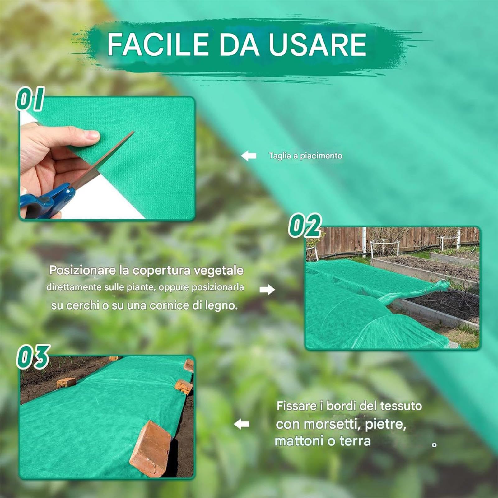 Coperture Antigelo per Piante Telo Invernale Isolato per Giardino