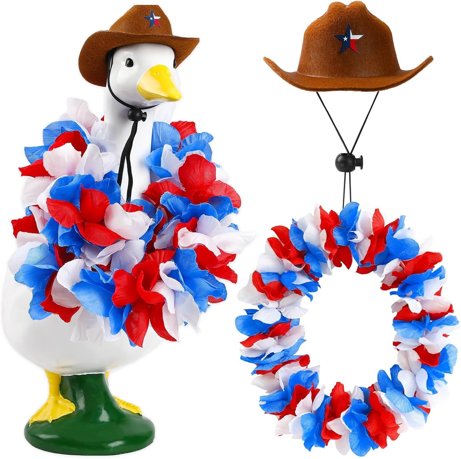  2 Pcs 4th of July Porch Goose Outfits