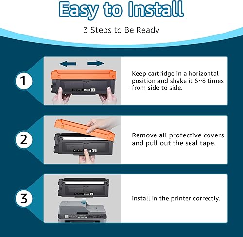 Miniatura 6 de Palmtree TN760 Tóner para impresora Brother compatible con Brother TN760 TN 730 Toner TN-730TN-760 para impresora MFC-L2750DW HL-L2370DW MFC-L2710DW