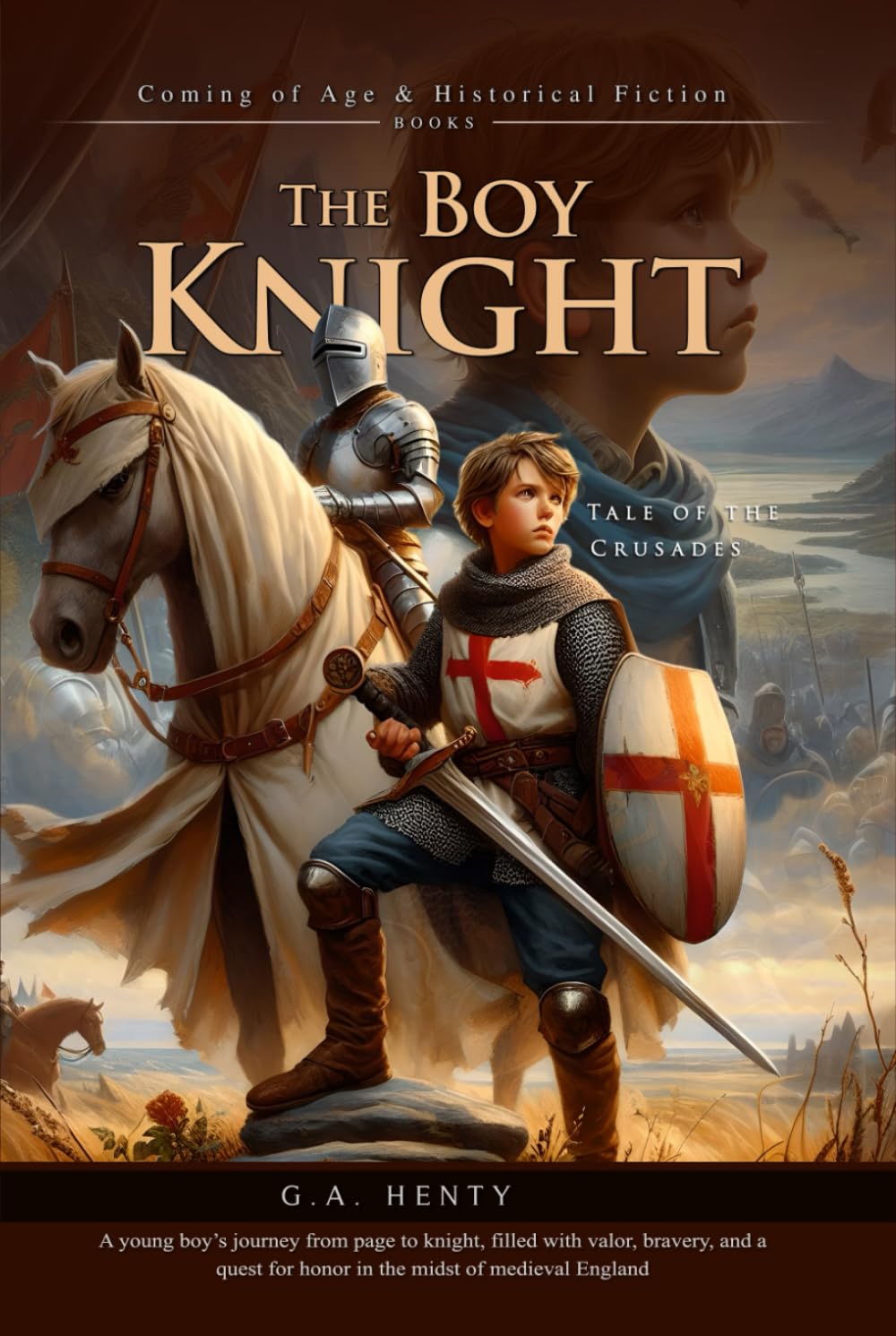 The Boy Knight: A Tale of the Crusades (Complete with Illustrated and Annotated)