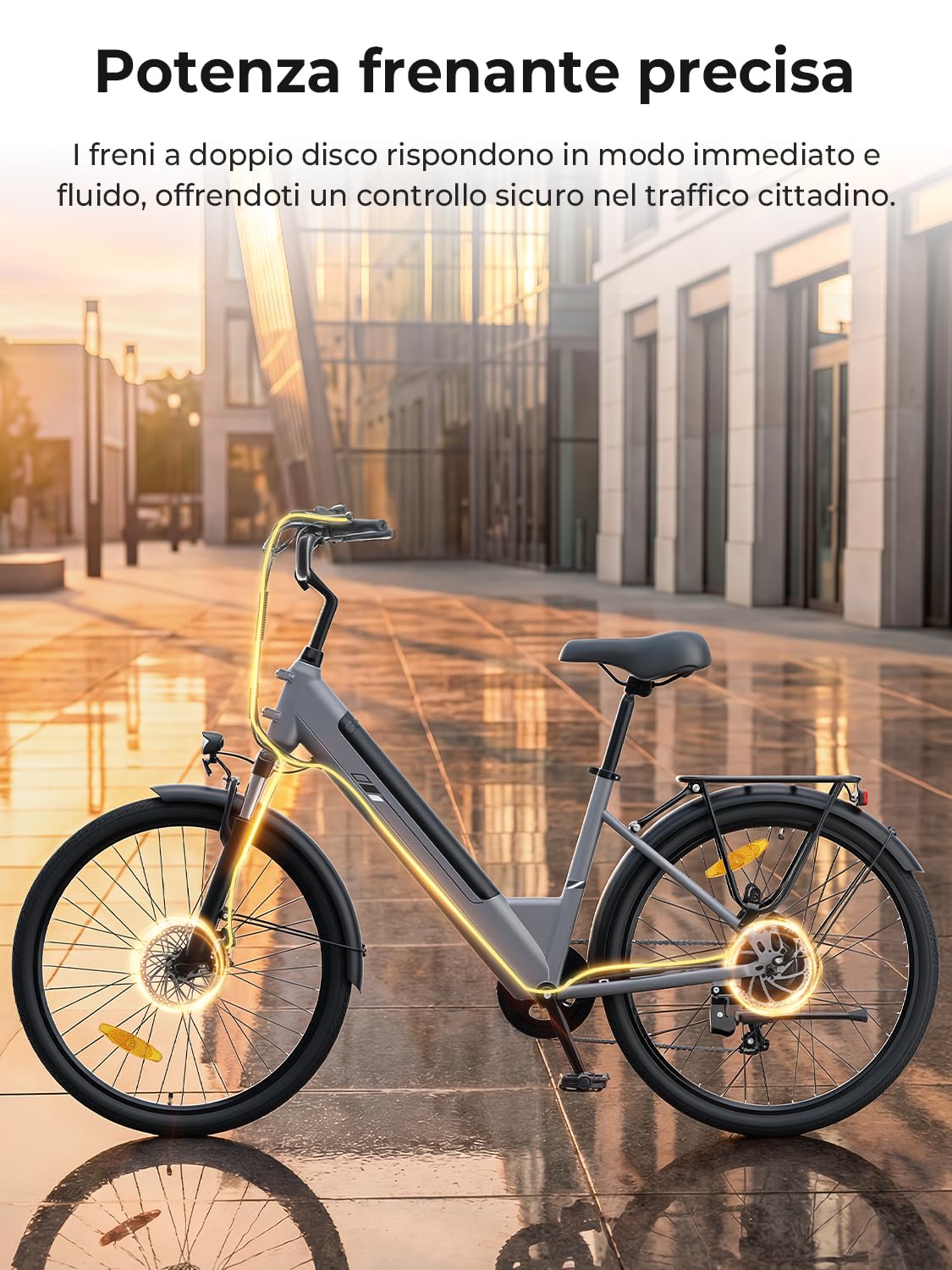Touroll Bicicletta Elettrica, J1/J2 ST,Autonomia 100km,Batteria Rimovibile 15.6Ah, bicicletta elettrica uom, Motore 45 NM, 27,5''/26'' E-Bike