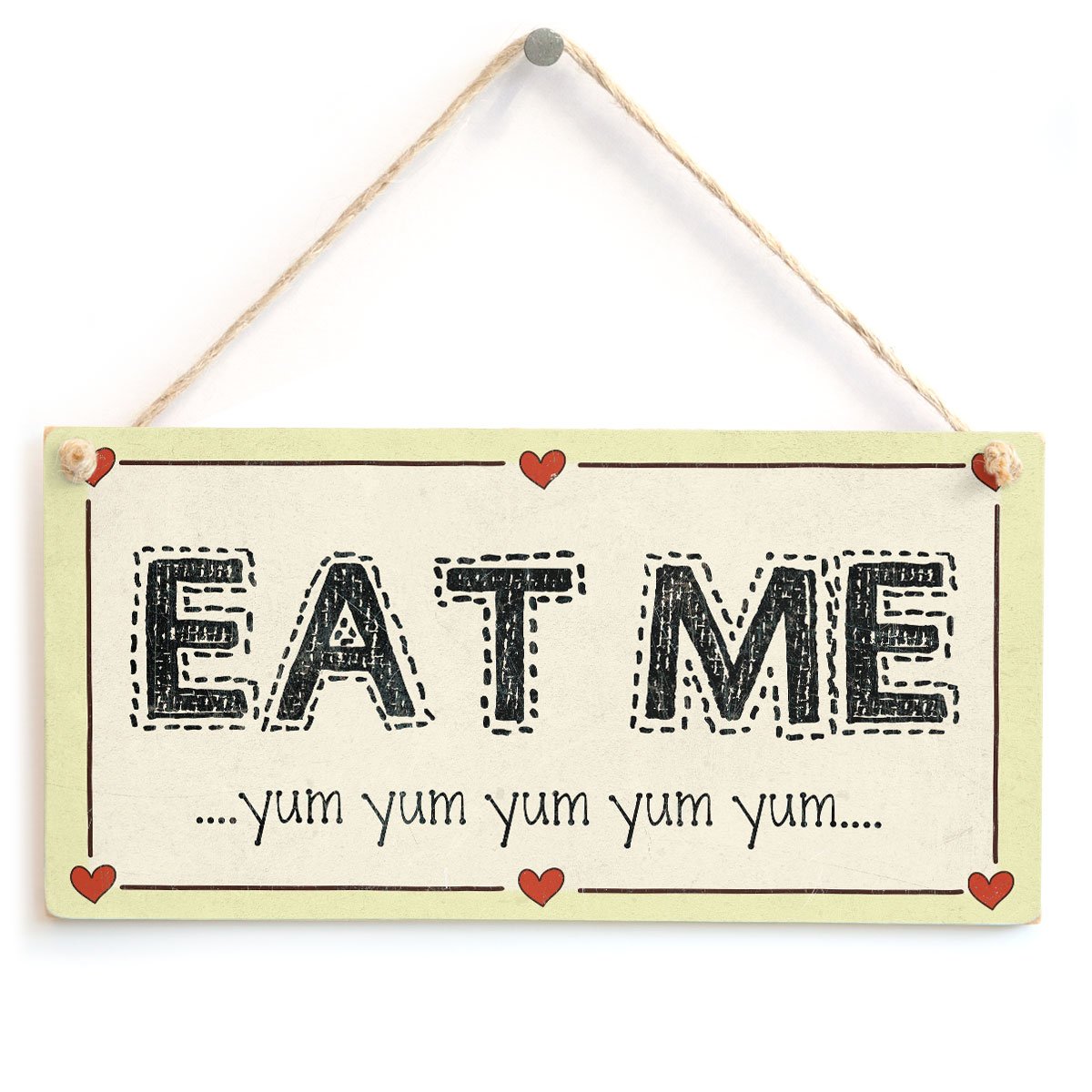 Eat Me - Yum Yum Yum Yum Yum - Family & Friends Party Food Sign