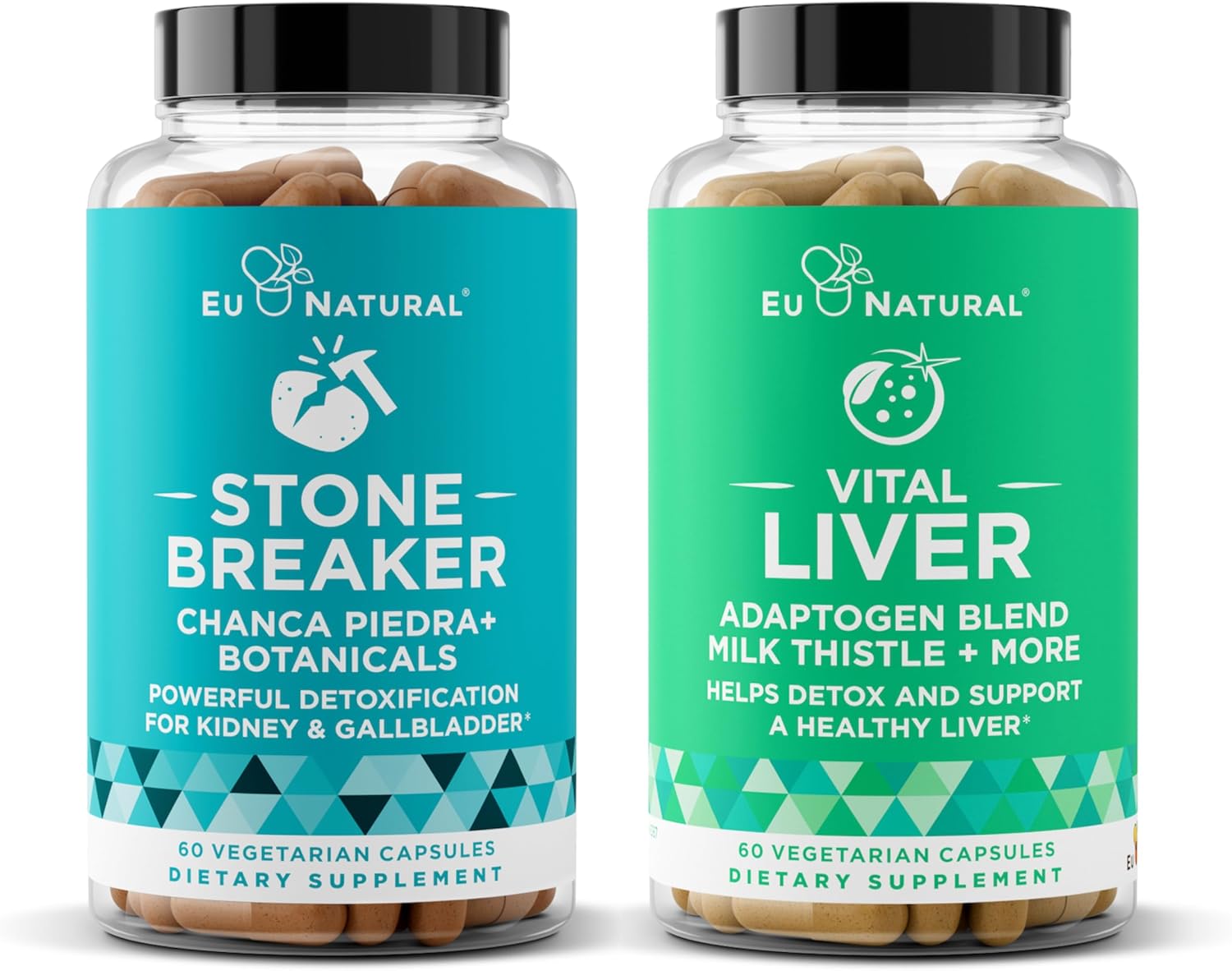 Stone Breaker and Vital Liver Bundle – Cleanse and Detox for Kidney, Gallbladder, and Liver Support