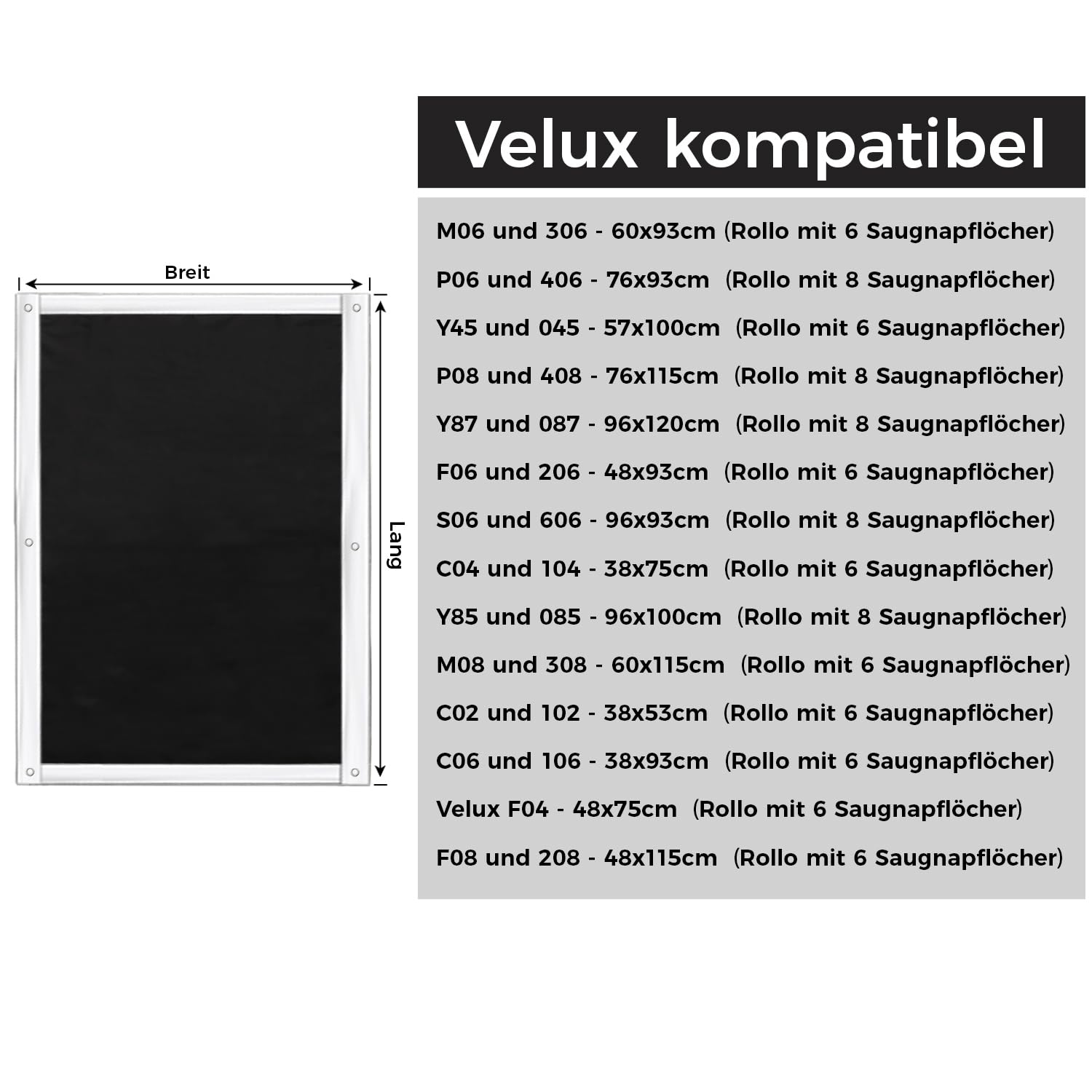 Protección Solar térmica para Ventanas detecho | Protección térmica para Interiores, para ventanas Velux y Roto en diferentes tamaños 32 * 76cm, Cortina de Oscurecimiento para Ventanas de Techo
