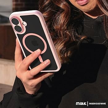 Amazon.co.jp: miak iPhone 16 ケース レンズガード 一体型