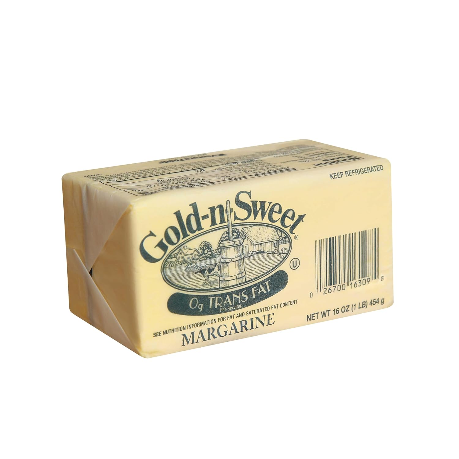 Gold N Sweet Dairy Print Margarine, 1 Pound - 30 per case.