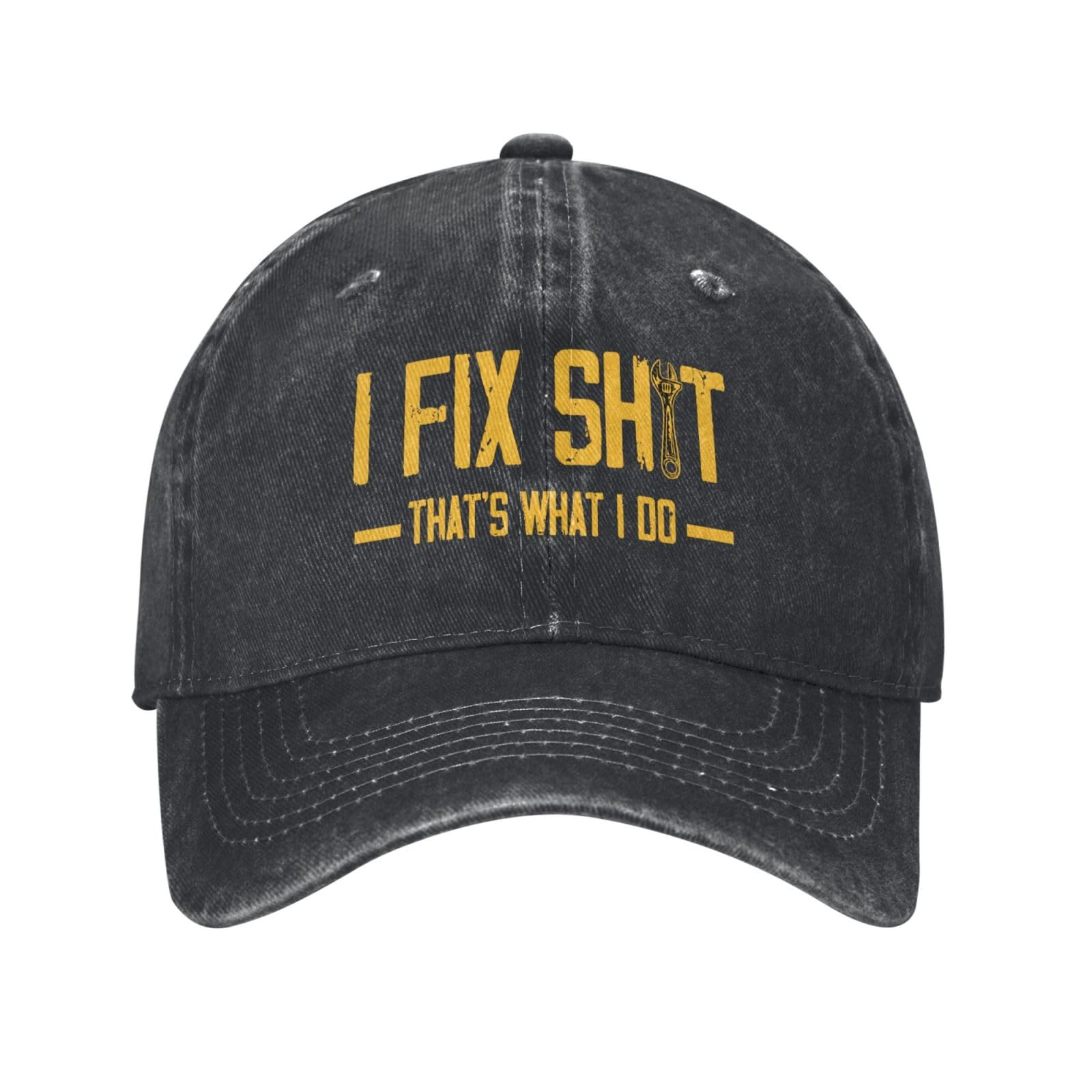 GQWJKSZ I Fix Shit Cap That's What I Do Denim Hat