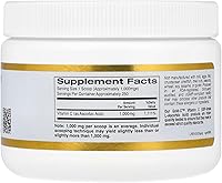 Vista 2 de California Gold Nutrition Gold C Powder - Polvo de vitamina C de grado USP, apoyo inmunológico y bienestar estacional, apto para vegetarianos, sin