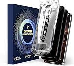 OneFish 2 Pack Privacy Screen Protector for iPhone 16 Pro - 4-Way 360° Anti-Spy Tempered Glass, 9H Hardness, 3D Curved Edges, Case-Friendly & Easy Installation