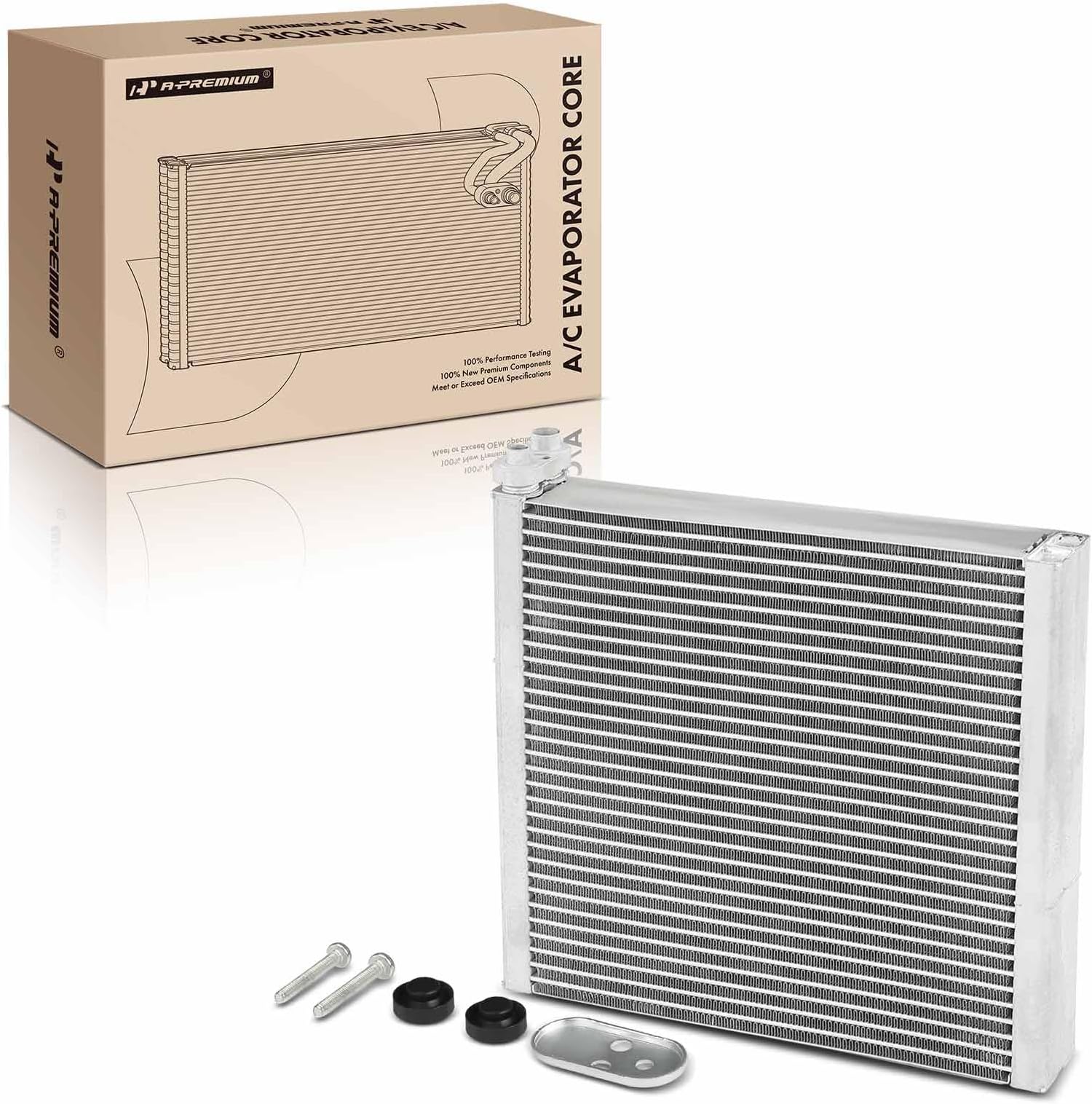 A-Premium A/C Evaporator Core Compatible with Nissan Armada 2017-2022, NV1500/NV2500/NV3500 2012-2019, GT-R & Infiniti G25, G35, QX80, QX50, Q60, G37, QX56, QX70, FX35, FX37, FX50, Q40, EX35, EX37