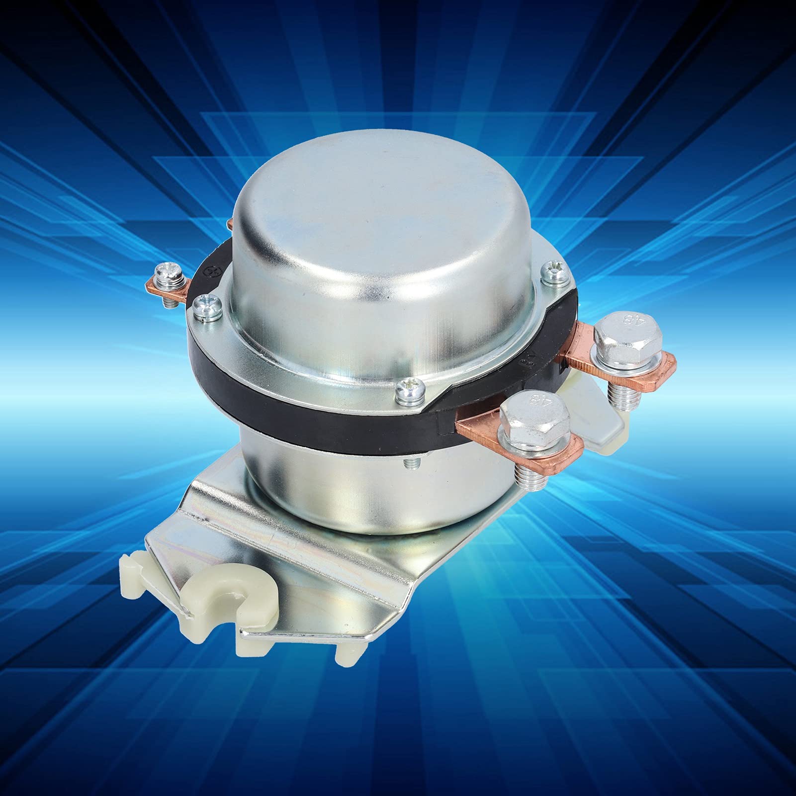 Interruttore Staccabatteria per Auto, Interruttore Staccabatteria con Telecomando 300A per Veicoli Cantiere con Caricatore Automatico, Argento, Interruttori Batteria
