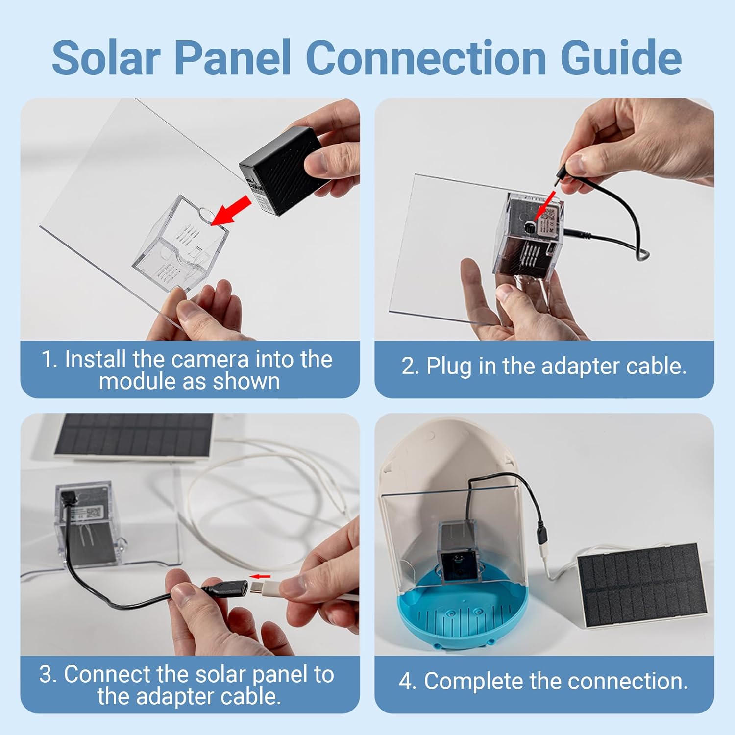 Bird Feeder with Camera 2K HD Bird Watching Solar-Charged Camera Automatic Shooting & Motion Detection, Bird House Camera, Ideal Gift for Family