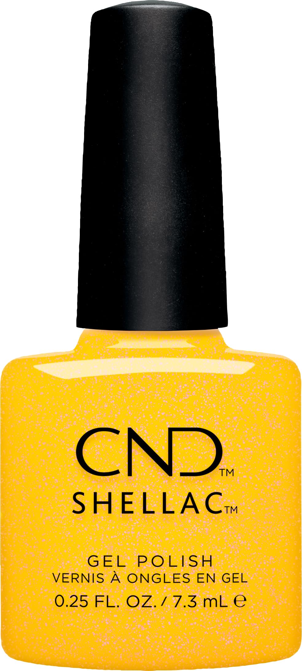 CNDShellac Catching Light - No. 472 Yellow - Original CND - UV Varnish - Nail Design - Gleam & Glow Collection