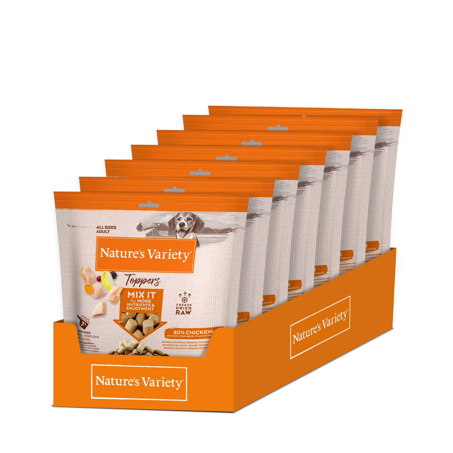 Nature's Variety - Freezed Dried - Toppers para Perros con Pollo ...