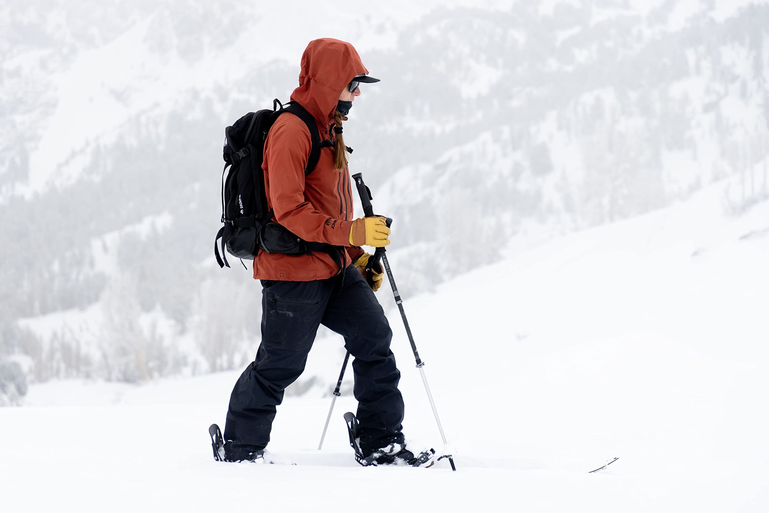 JONES Snowboards Women's Shralpinist Stretch 3L Pant, Herb Green, X-Small