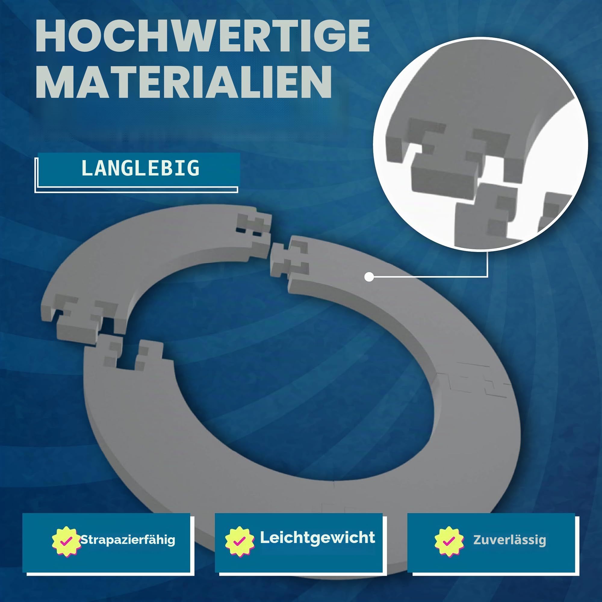 Designa Darts Dartscheiben-Umrandung, langlebig, leicht, Eva-Puzzle-Ring-Design, mehrere Farben