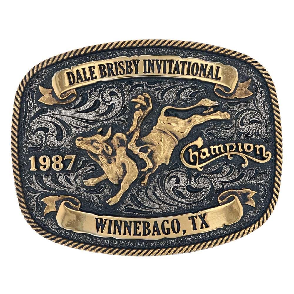 Officially Licensed Dale Brisby Rodeo Western Belt Buckle