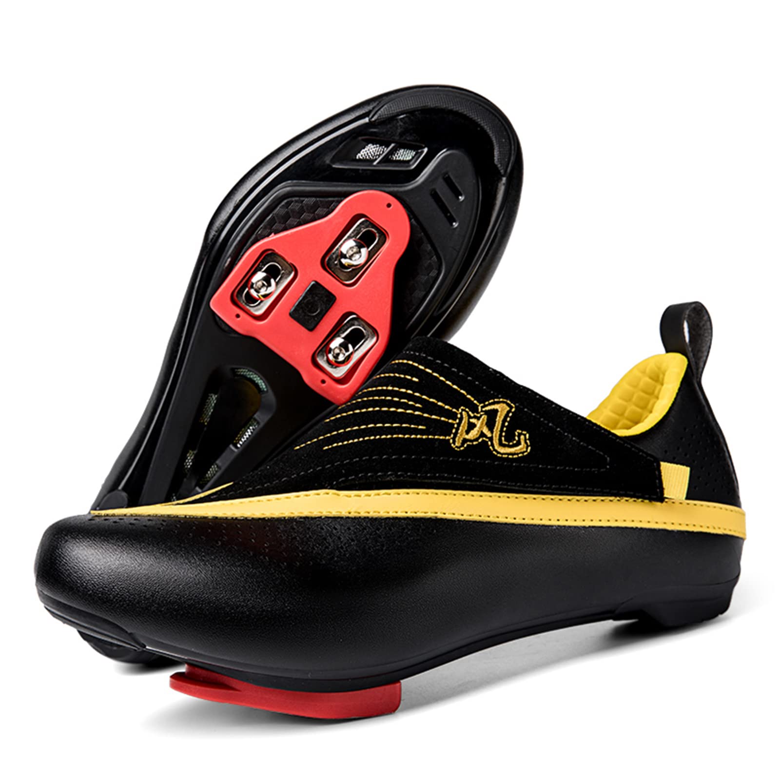SDEQA Męskie Damskie Buty Kolarskie Buty do rowerów szosowych Indoor Peloton Kompatybilny z Peloton SPD ARC Look Delta Cleats Buty rowerowe