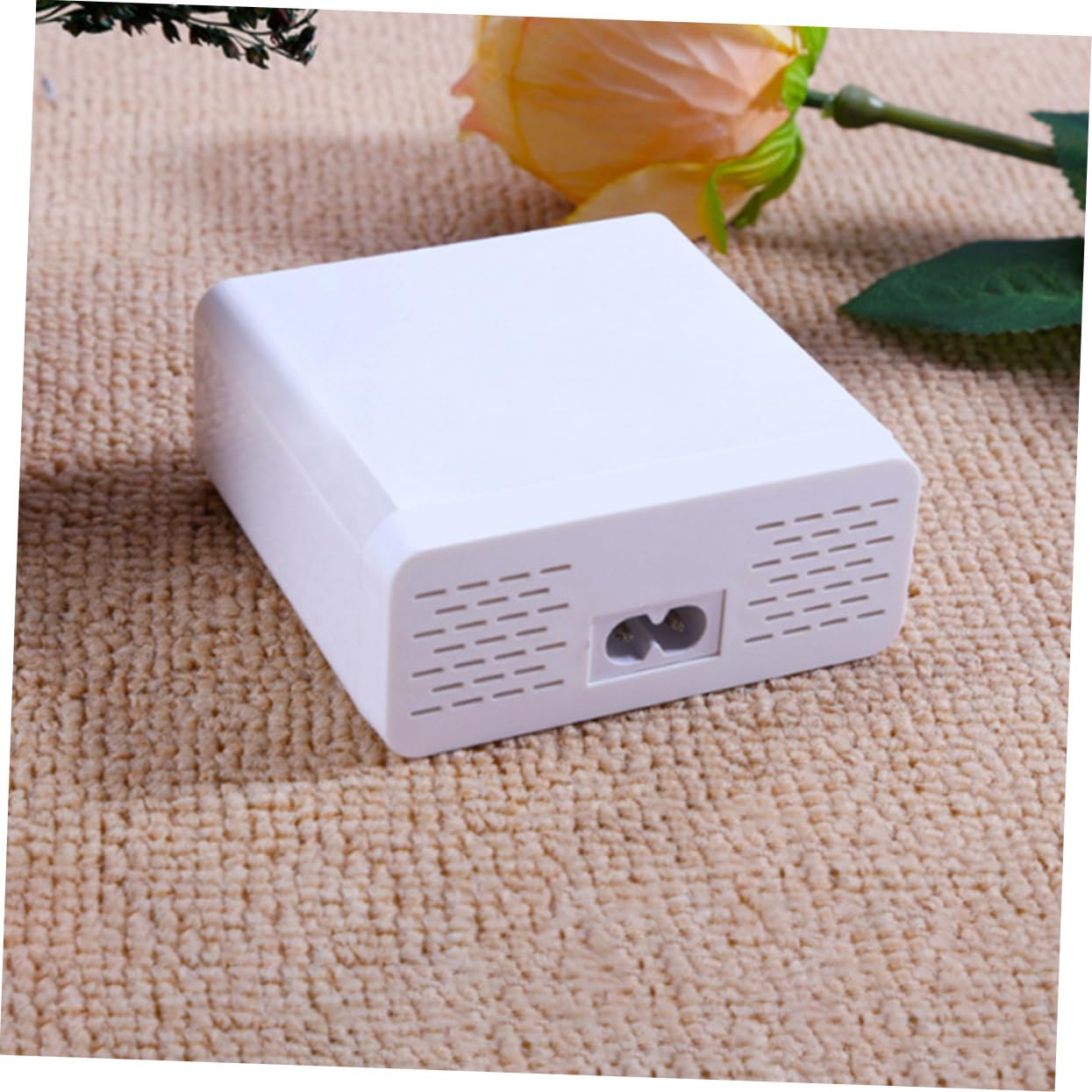 Mipcase Estación de Carga Inteligente USB de 6 Puertos Pantalla LCD, Adaptador de Corriente Multipuerto de 40w, Material Abs y PC para Carga Rápida y Segura